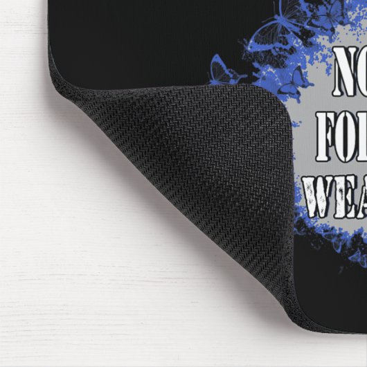 Alopezie Bewusstsein nicht ein Job für die Schwäch Mousepad (Ecke)