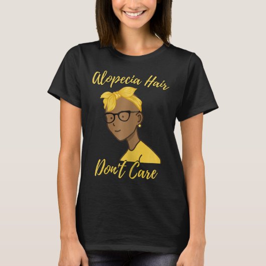 Alopezie für Frauen 1 Alopezie Areata Sensibilisie T-Shirt (Vorderseite)