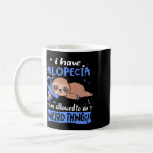 Alopezie Ich kann seltsame Dinge tun Kaffeetasse (Links)