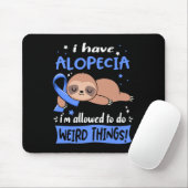 Alopezie Ich kann seltsame Dinge tun Mousepad (Mit Mouse)