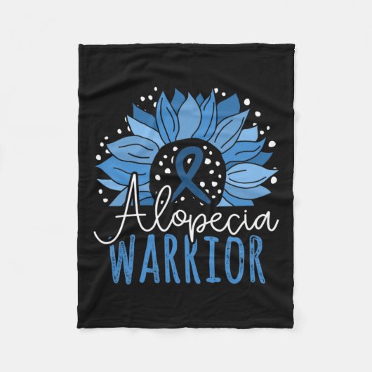 Alopezie Krieger1 Fleecedecke (Vorderseite)