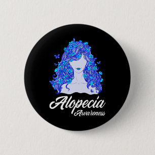 Alopezie Krieger Haarausfall Krieger Alopecia Awar Button