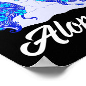 Alopezie Krieger Haarausfall Krieger Alopecia Awar Poster (Ecke)