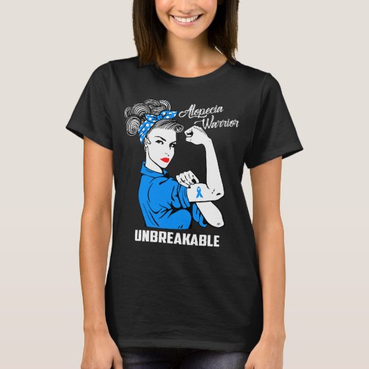 Alopezie-Krieger unzerbrechlich T-Shirt (Vorderseite)