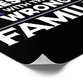 Alopezie mit dem falschen Haarausfall für die Fami Poster (Ecke)