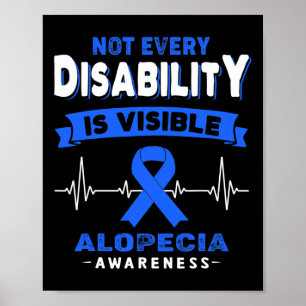 Alopezie - Nicht jede Behinderung ist sichtbar Poster