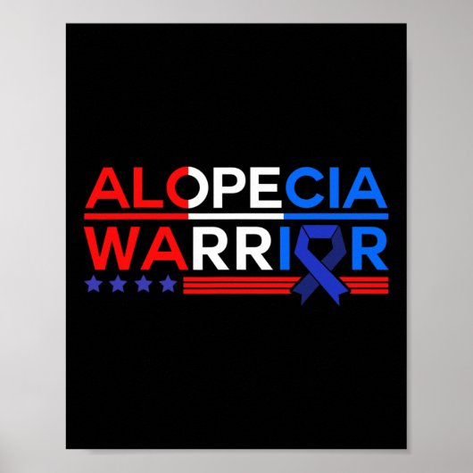 Alopezie Sensibilisierung Haarausfall Krieger Ernä Poster (Vorne)