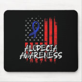 Alopezie Sensibilisierung Haarausfall Krieger Gesu Mousepad (Vorne)