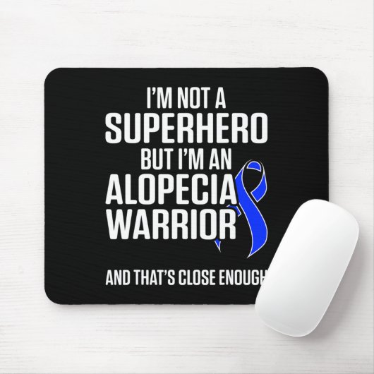 Alopezie Sensibilisierung Haarausfall Krieger Held Mousepad (Mit Mouse)