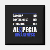 Alopezie Sensibilisierung Haarausfall Krieger kämp Magnet (Vorne)