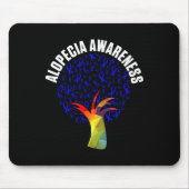 Alopezie Sensibilisierung Haarausfall Krieger kämp Mousepad (Vorne)