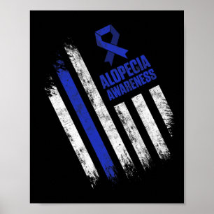 Alopezie Sensibilisierung Haarausfall Krieger Tack Poster