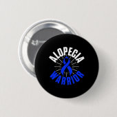 Alopezie Sensibilisierung Haarausfall Krieger Ther Button (Vorne & Hinten)