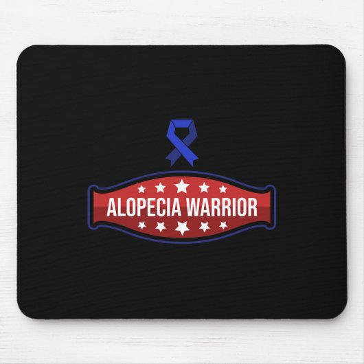 Alopezie Sensibilisierung Haarausfall Krieger Ther Mousepad (Vorne)