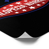 Alopezie Sensibilisierung Haarausfall Krieger Ther Poster (Ecke)