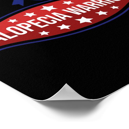 Alopezie Sensibilisierung Haarausfall Krieger Ther Poster (Ecke)