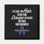 Alopezie Sensibilisierung Haarausfall Krieger Wig Magnet (Vorne)