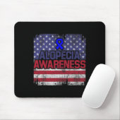 Alopezie Sensibilisierung Haarausfall Kriegerkämpf Mousepad (Mit Mouse)