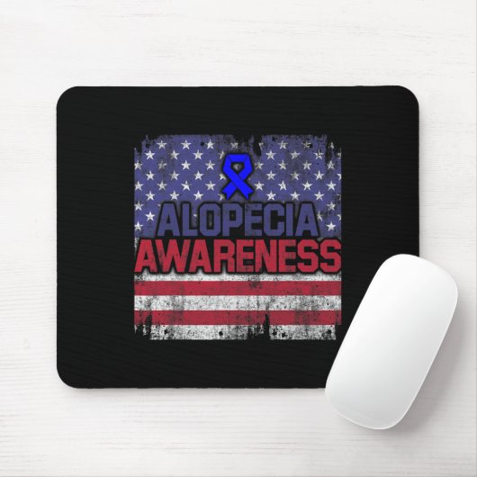 Alopezie Sensibilisierung Haarausfall Kriegerkämpf Mousepad (Mit Mouse)