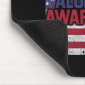 Alopezie Sensibilisierung Haarausfall Kriegerkämpf Mousepad (Ecke)