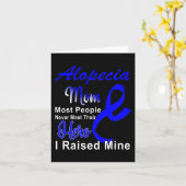 Alopezie Sensibilisierung Mama Mutter Unterstützun Karte (Gelbe Blume)