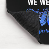 Alopezie Sensibilisierung Wir tragen blaue Sonnenb Mousepad (Ecke)