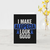 Alopezie sieht gut Haare verlieren Blauer Schleim  Karte (Gelbe Blume)