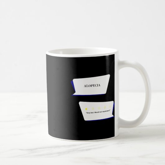 Alopezie Überprüfung Sehr schlecht. Das Zimmer war Kaffeetasse (Rechts)