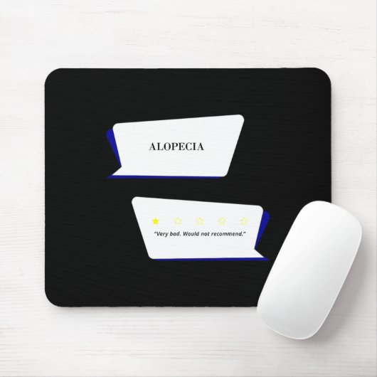 Alopezie Überprüfung Sehr schlecht. Das Zimmer war Mousepad (Mit Mouse)