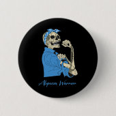 Alopezie Warrior-Sensibilisierung Unterstützung st Button (Vorderseite)