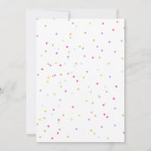 Alotl Fun Axolotl Under Sea Birthday Einladung (Rückseite)