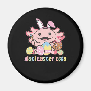 Alotl Ostereier Axolotl Ostern mit Puppe Magnet