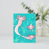 Alotta Axolotls Postcard Postkarte (Stehend Vorderseite)