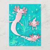 Alotta Axolotls Postcard Postkarte (Vorderseite)