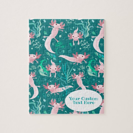 Alotta Pink Axolotls Custom Jigsaw Puzzle (Vertikal)