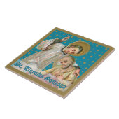 Aloysius Gonzaga & Plague Victim (M 006) Fliese (Seite)