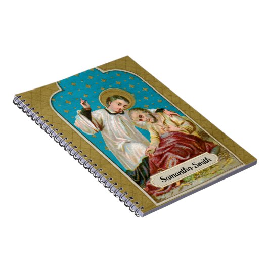 Aloysius Gonzaga & Plague Victim (M 006) Notizblock (Rechte Seite)