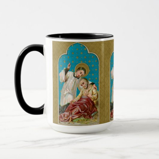 Aloysius Gonzaga & Plague Victim (M 006) Tasse (Links)