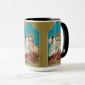 Aloysius Gonzaga & Plague Victim (M 006) Tasse (VorderseiteRechts)