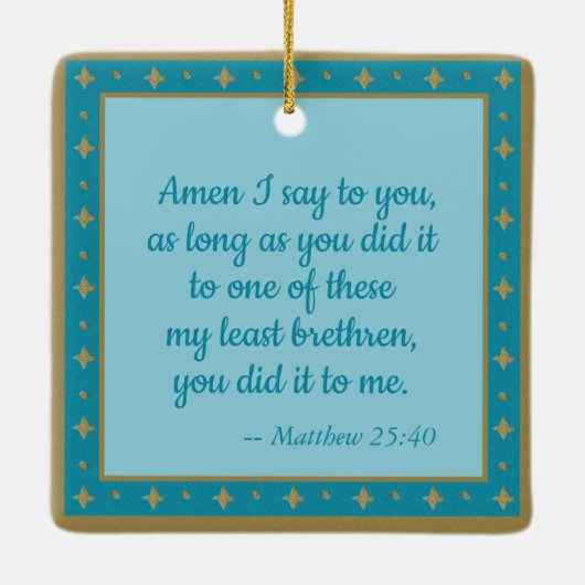 Aloysius & Plague Victim (M 006) Keramikornament (Rückseite)