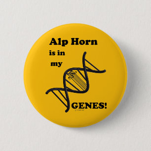 Alp Horn ist in meinen Genen Button