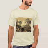 Alp-Station Wengern, Eiger und Monch, Bernese Ober T-Shirt (Vorderseite)