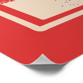 Alp Wiesen Vintages Skigebiet California Poster (Ecke)