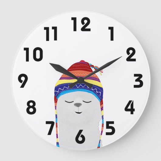 Alpac Clock Große Wanduhr (Vorderseite)