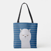 Alpaca Allover Tote Bag Tasche (Rückseite)