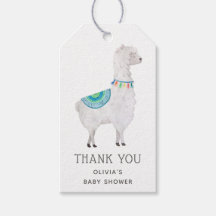 Alpaca-Baby-Party Danke | Boho Süße Lama