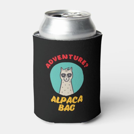 Alpaca Bag Funny Niedlich Holiday Vacacation Puns Dosenkühler (Kanne Vorderseite)