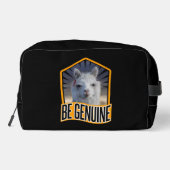 Alpaca Be echtes Zitat - Llama Lover Waschbeutel (Rückseite)