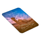 Alpaca Bible Verse Gezeichnet Nähe zu Gott Foto Ma Magnet (Rechte Seite)