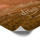 Alpaca Bible Verse Zeichne in der Nähe von Gottesp Poster (Ecke)